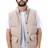 NAGAZ Beige Down Vest
